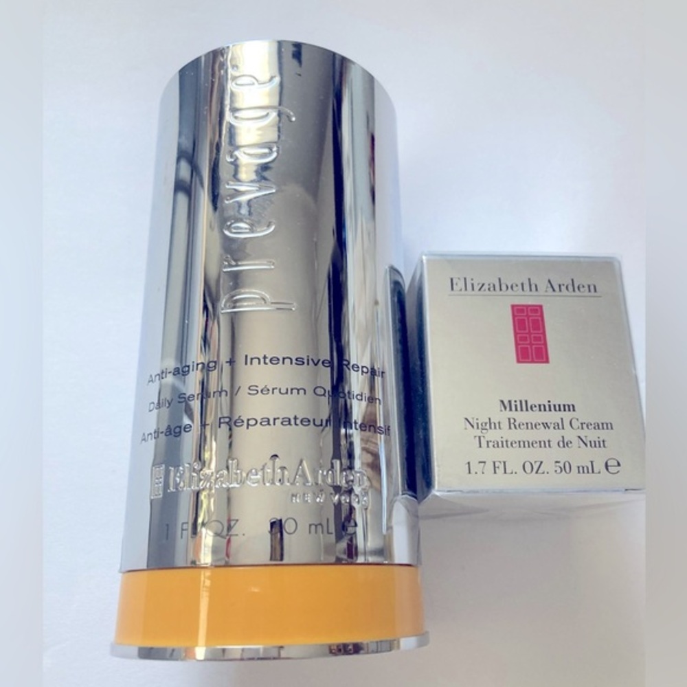 Elizabeth Arden Prevage anti-aging intensive repair and Millenium Night Cream